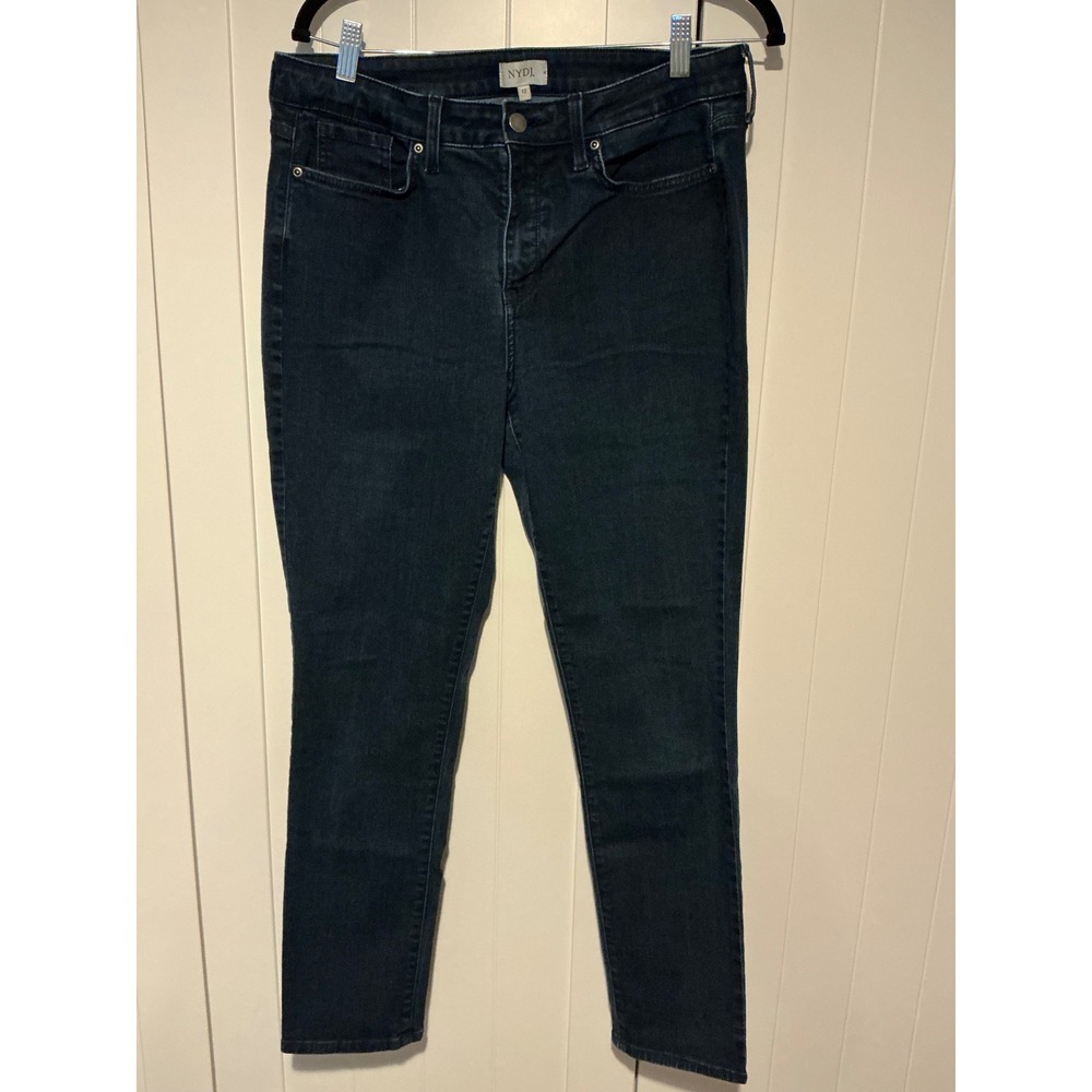 NYDJ Womens Jeans Size 12 Dark Wash Slim Fit Lift Tuck Technology